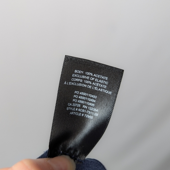 BABATON Satin Slip Midi Skirt Blue 00 Aritzia - Picture 16 of 16